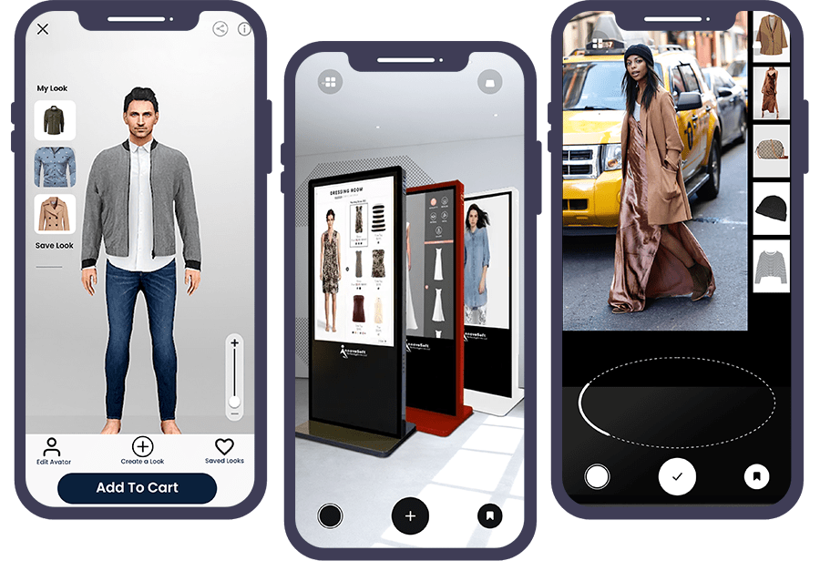 UI/UX Design for Virtual Clothing Try-on