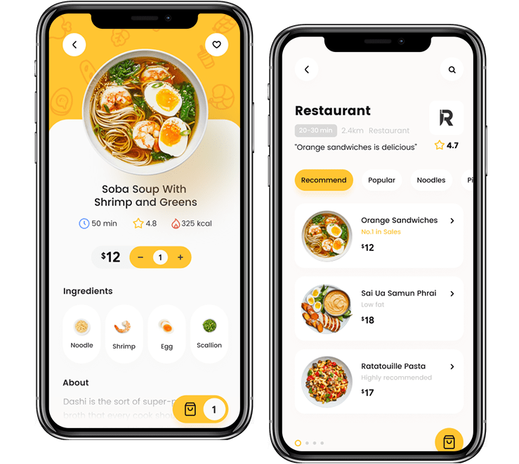 Best Food In Your Way App Features