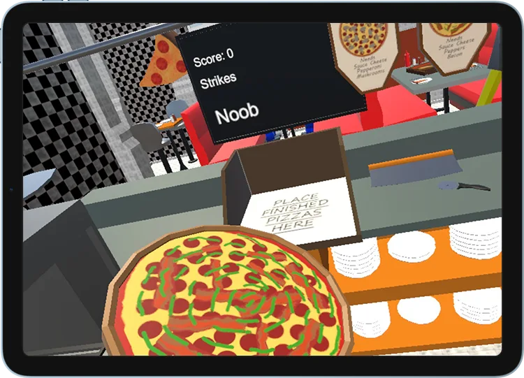 pizza maker vr game