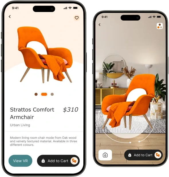 AR-Enabled Shopping App for a French Furniture Brand