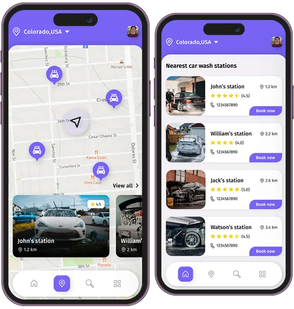 Car Wash Booking App for Urban Auto Spa Chains