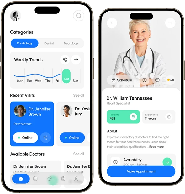 Doctor Appointment App development for Hospital