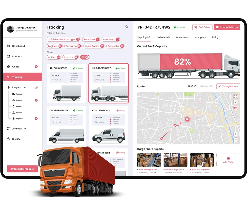 Fleet Management Software for a Logistics Company