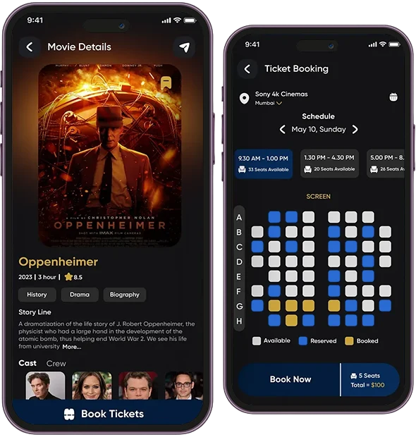 Movie & Entertainment Ticket Booking App