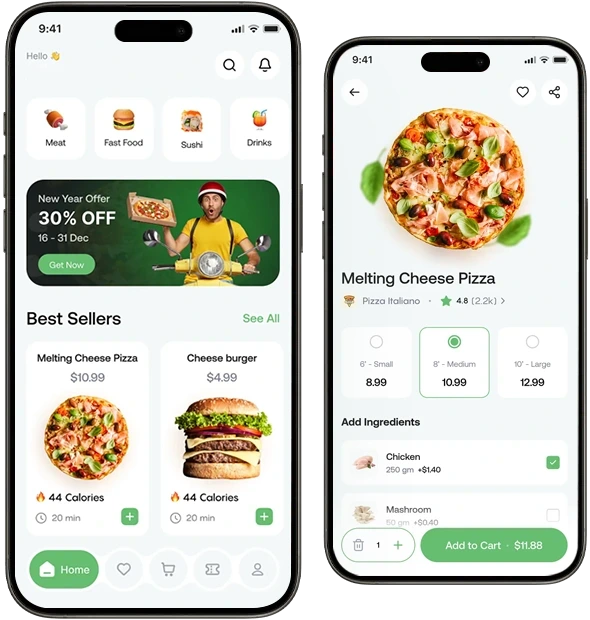 On-Demand Food Delivery App for a Leading French Chain