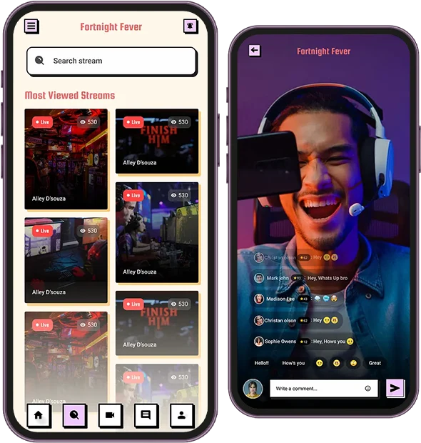 Streaming Service App for a Media Company