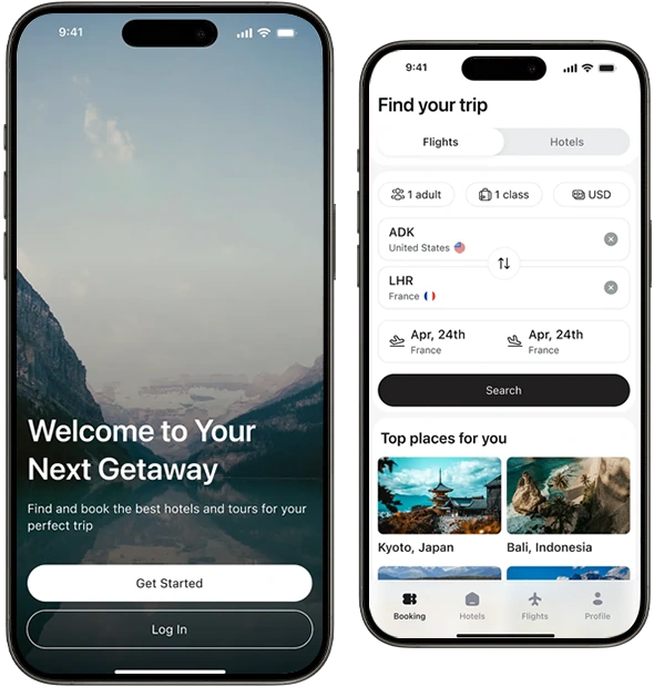 Comprehensive Travel Booking App for a French Tour Operator