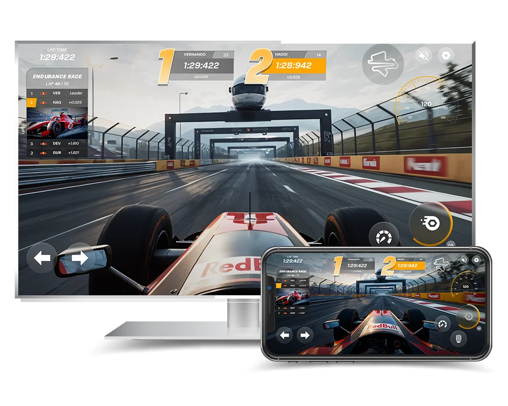 Car Racing Game app for smart tv