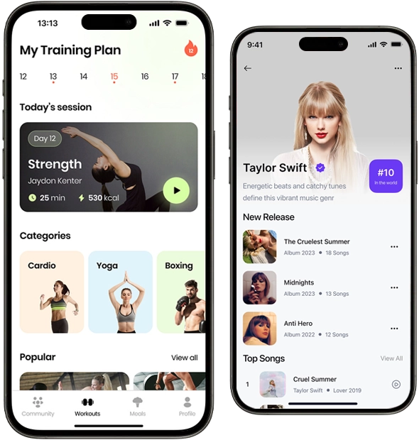 Cloud-Based Music App for Fitness Firm