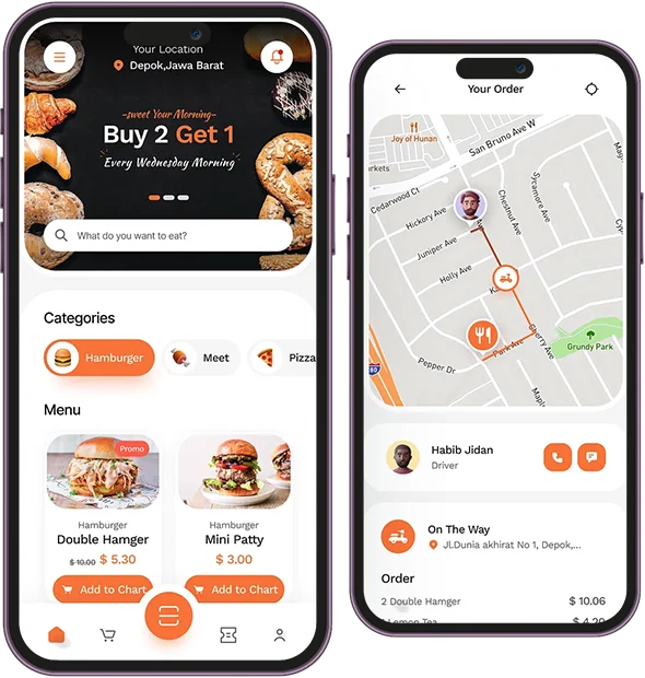 Delivery App For a Food Giant