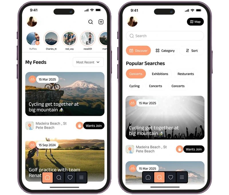 Event-Based Social Media Networking App