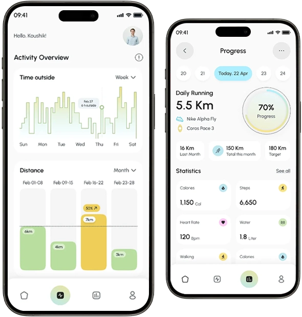 Offshore Fitness Tracking App Development