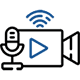 Audio/video live streaming