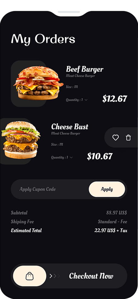 Best Food In Your Way App