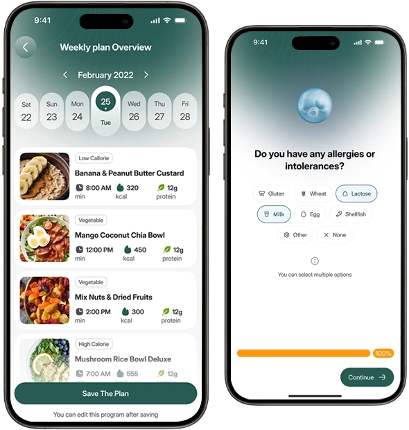 Personalized Nutrition & Meal Planner App