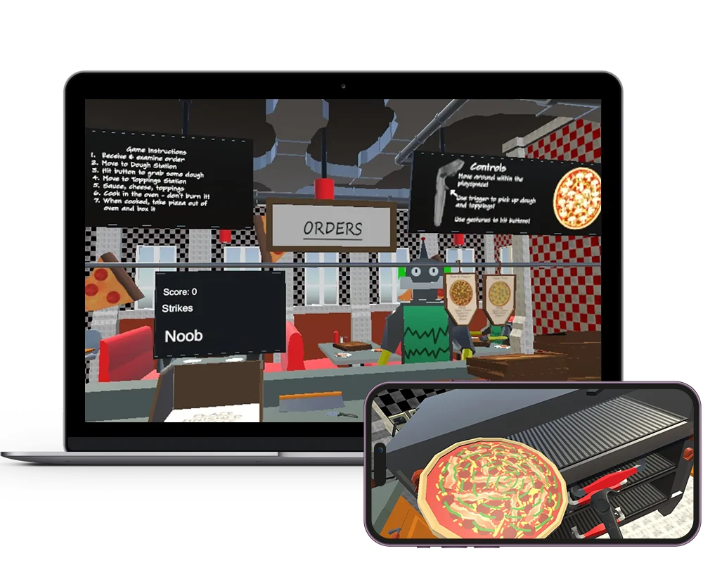 Pizza Maker VR Game