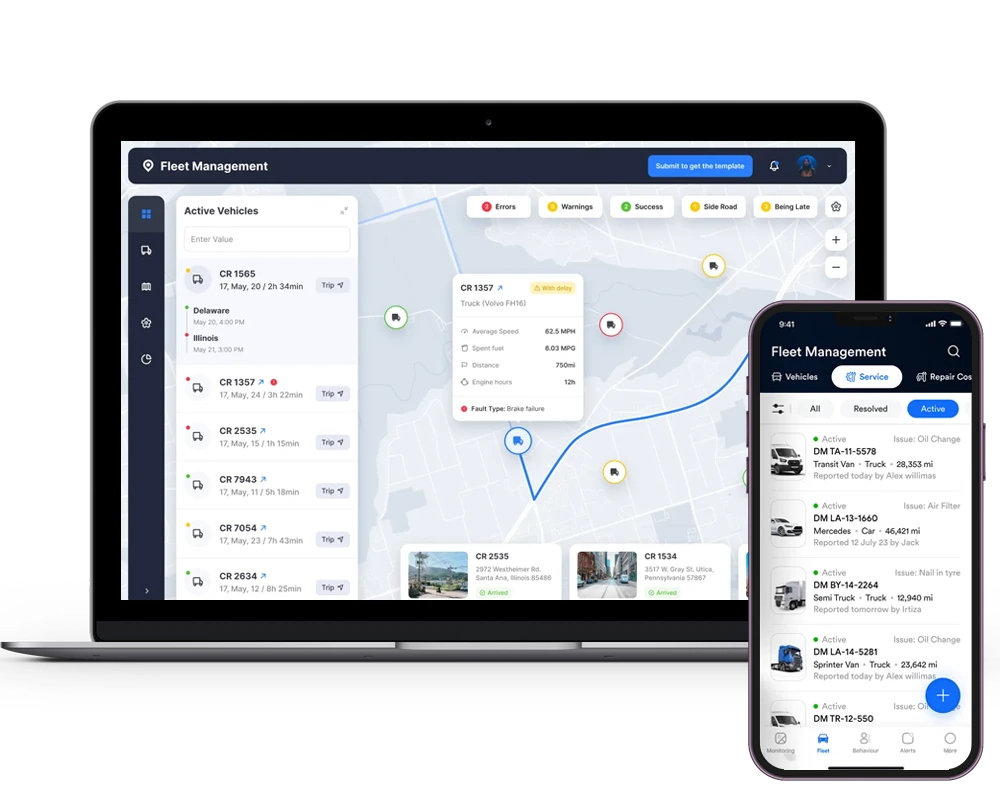 Smart Fleet Monitoring for an Automotive Supplier