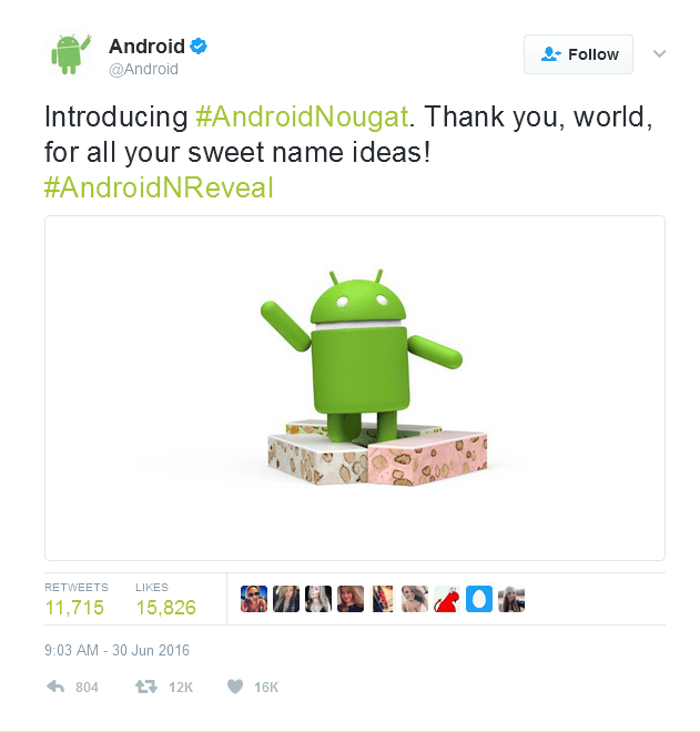 Android N is Nougat Revealed