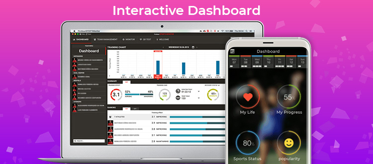 Interactive-Dashboard Sports App