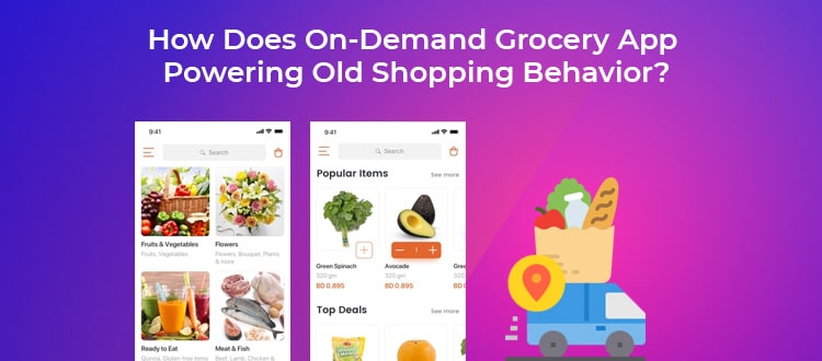 On-Demand Grocery App – How Is It Empowering Old Shopping Behavior?