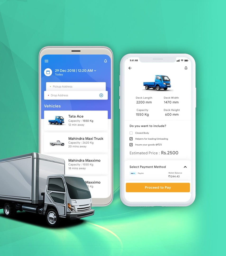 Logistics & Truck App Development