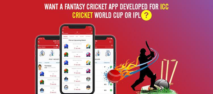 Want to Develop Fantasy Cricket App for ICC Cricket World Cup Or IPL?