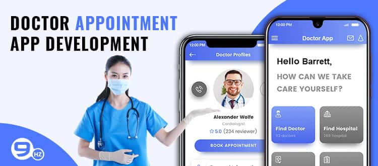 Cost of doctor appointment booking medical mobile app September 2020