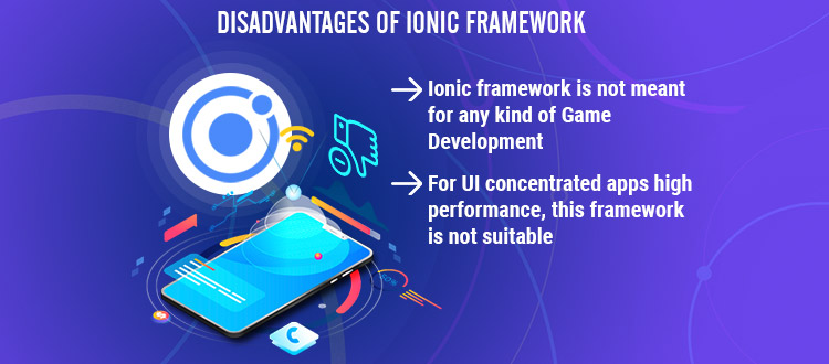 disadvantage of ionic development