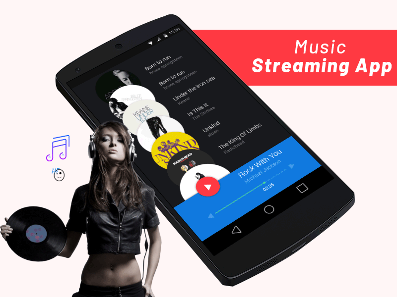 music streaming app