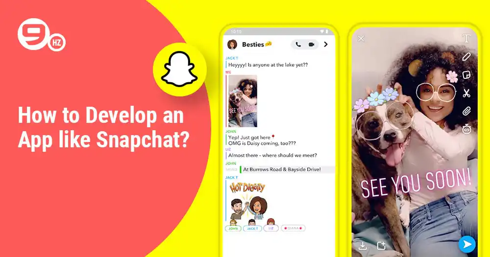 how to create an app like Snapchat