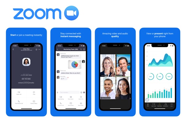 zoom video conferencing mobile phone app