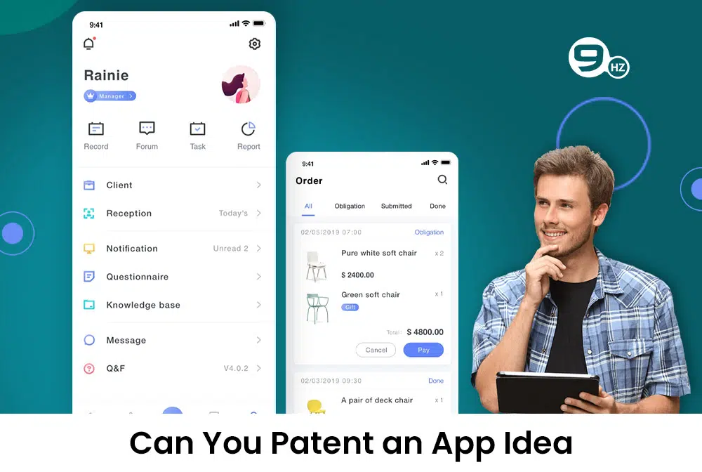 can you patent app idea