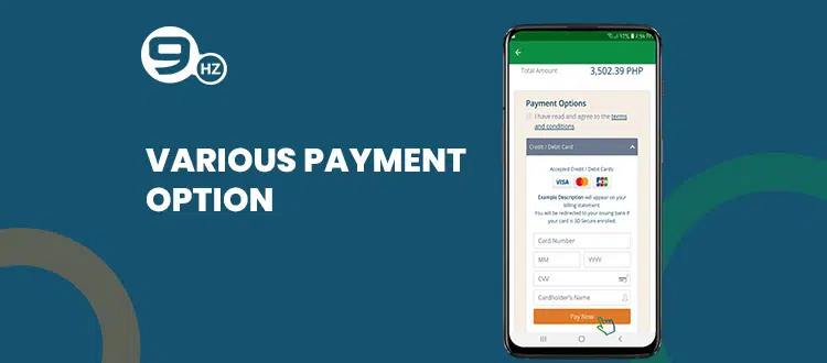 payment option in doctor appointment app