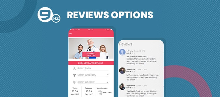 review feature for doctor appointment app