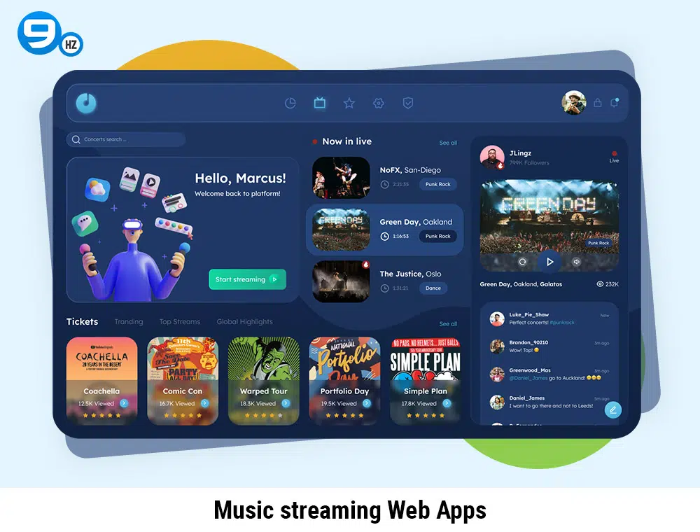 Music Education Web App Design - Top App Developers