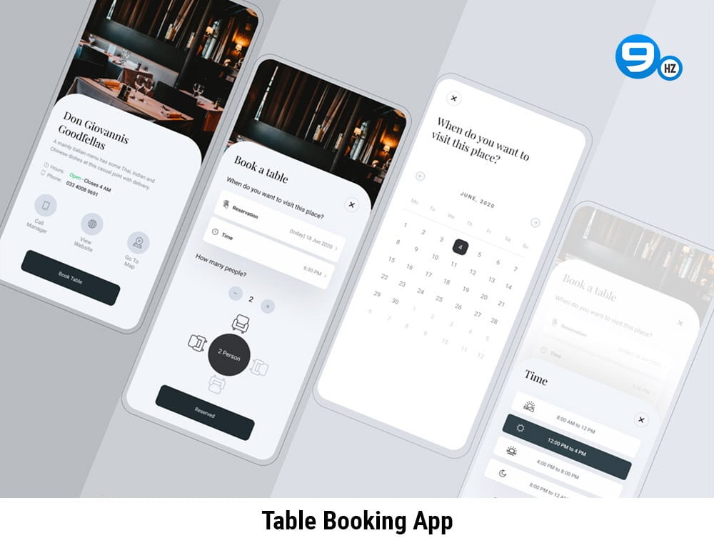 table booking apps ideas