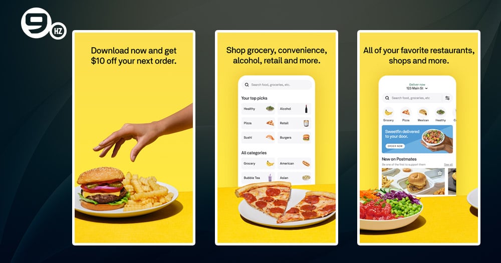 Postmates app for grocery