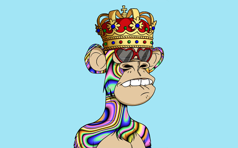 NFT monkey art