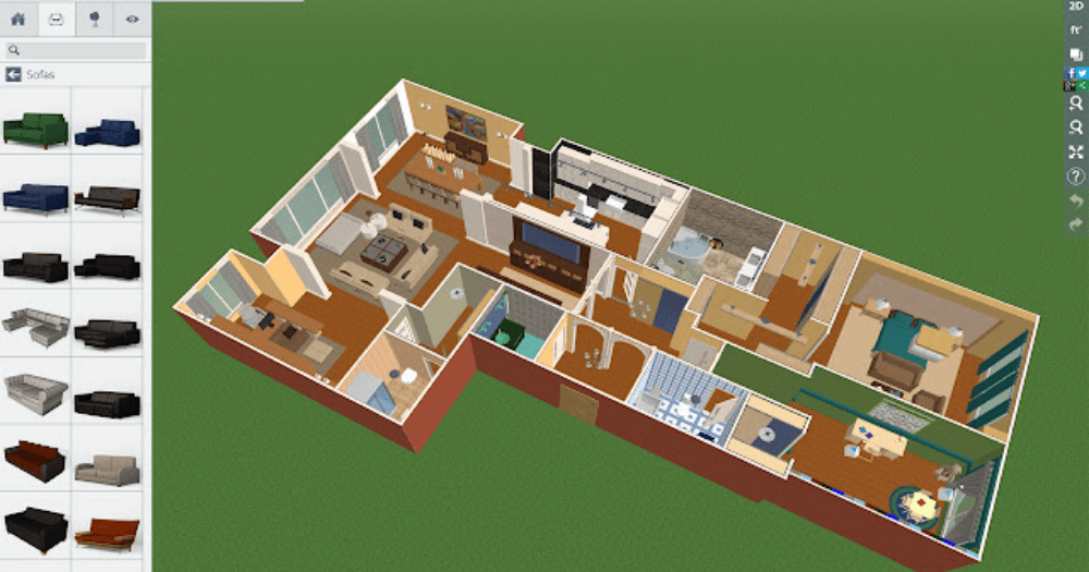 Free, intuitive 3D room planner - Roomle