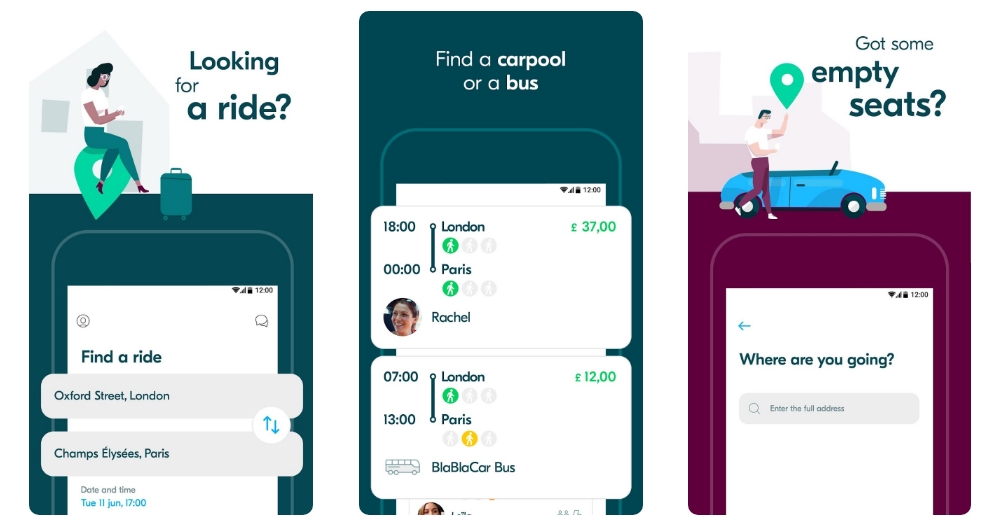 BlaBla- best rideshare apps