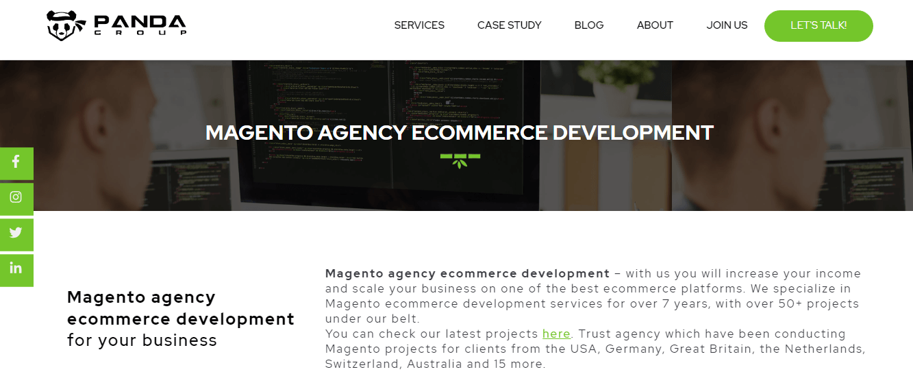 magento web development company