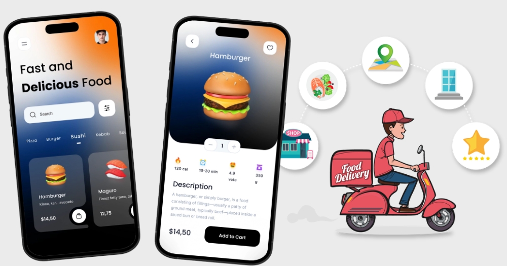 on demand Food Delivery App Development