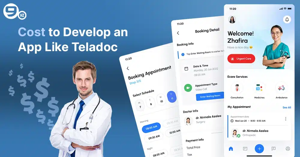 Cost to Develop an App Like Teladoc