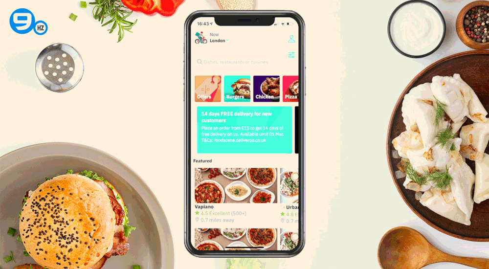 develop an app like deliveroo