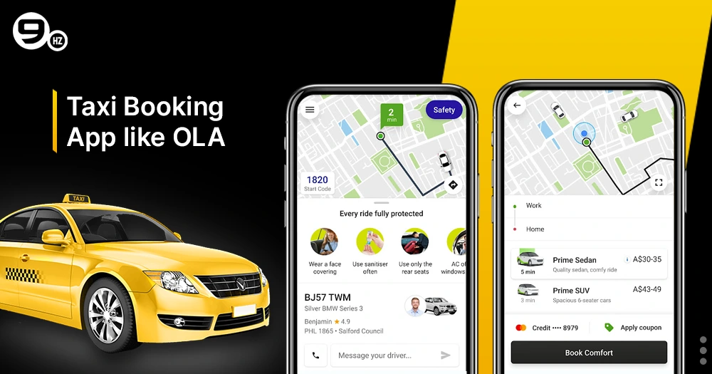 cost to develop a taxi booking app 