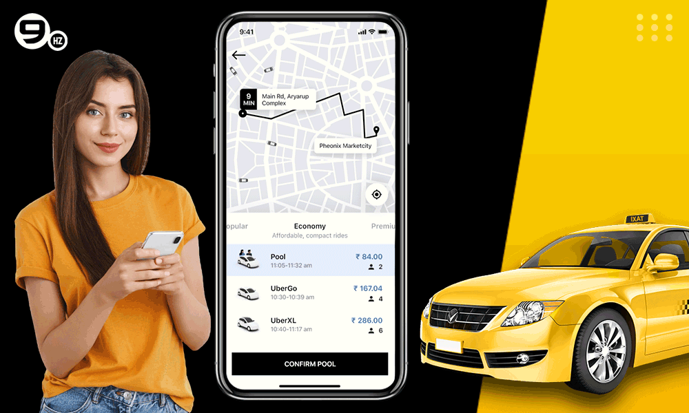 Taxi booking app development cost