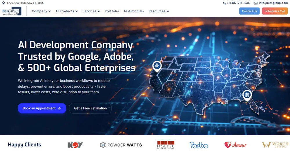 Top 10 AI Development Companies in the USA (2026)