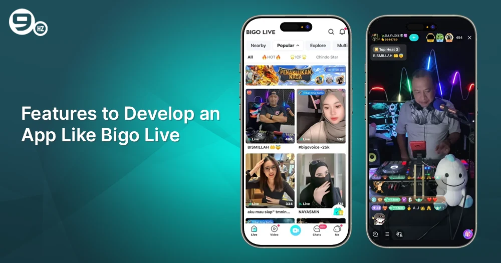 Features to Develop an App Like Bigo Live