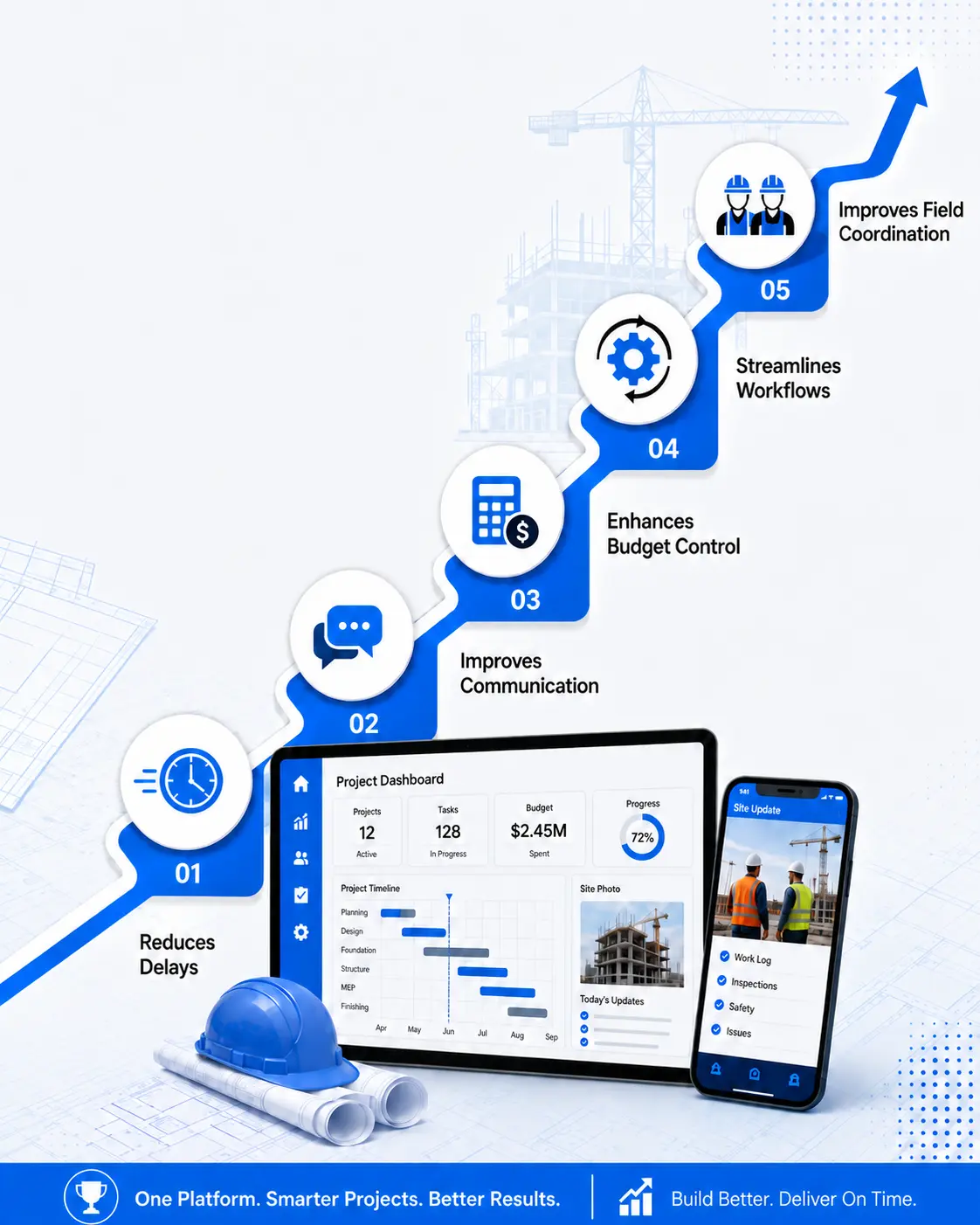 How Construction Management Software Improves Project Efficiency