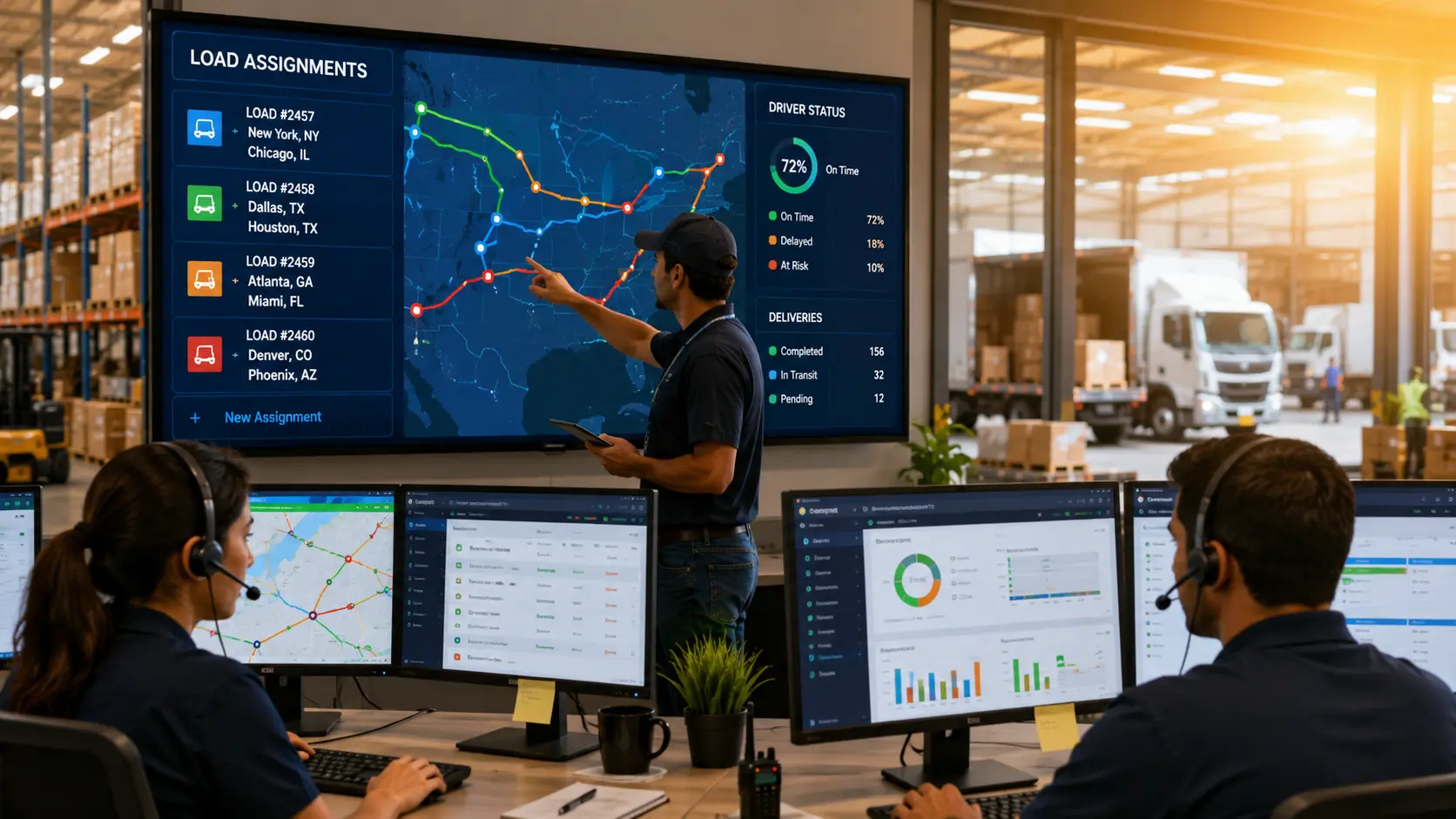 How Enterprises Eliminate Manual Dispatch: Intelligent Load Assignment, Driver Orchestration